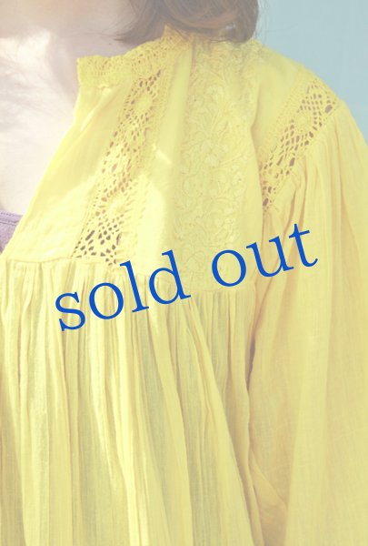 画像4: サンアントニーノ・ガーゼ刺繍ワンピース (4)