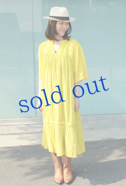 画像2: サンアントニーノ・ガーゼ刺繍ワンピース (2)