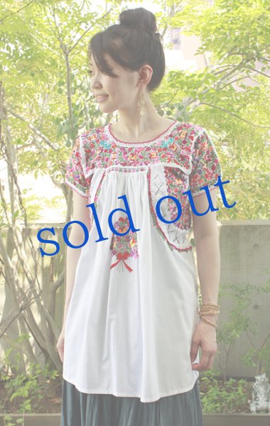 画像2: サンアントニーノ刺繍チュニック (2)