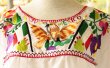 画像5: メキシカン国旗刺繍のブラウス (5)