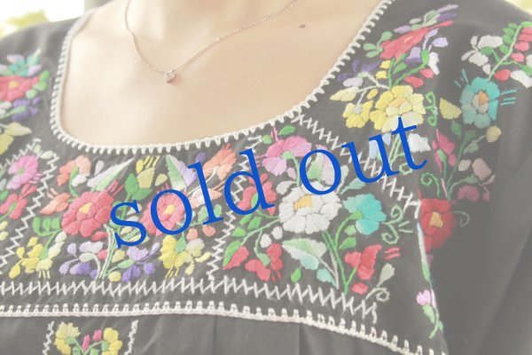 画像5: ゴージャス刺繍メキシコワンピース (5)