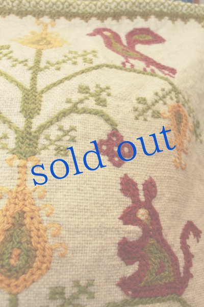 画像2: 手紬毛糸織りクッションカバー (2)