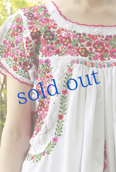 画像2: 最高級「サンアントニーノ」 刺繍チュニックブラウス (2)