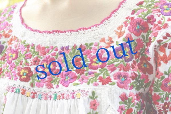 画像3: 最高級「サンアントニーノ」 刺繍チュニックブラウス (3)