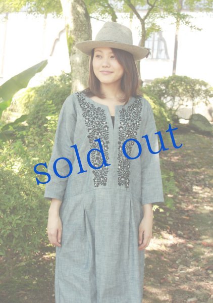 画像3: パンジーと小鳥のオリジナルワンピース (3)