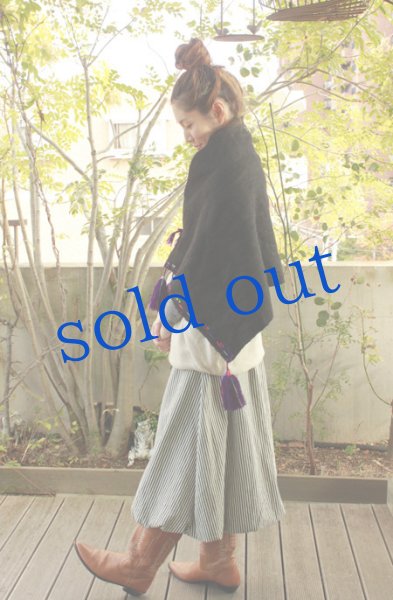 画像3: チャムラの刺繍ショール (3)