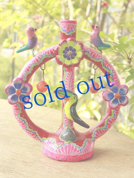 画像2: ビンテージキャンドルスタンド生命の樹 (2)