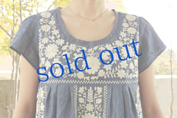 画像5: 洋服デザインの手刺繍ワンピース (5)