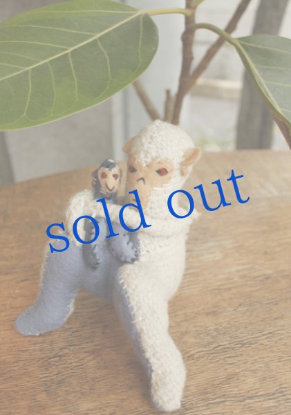 画像5: 手つむぎ・手織りウールのぬいぐるみ・アニマリート (5)