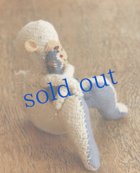 画像3: 手つむぎ・手織りウールのぬいぐるみ・アニマリート (3)