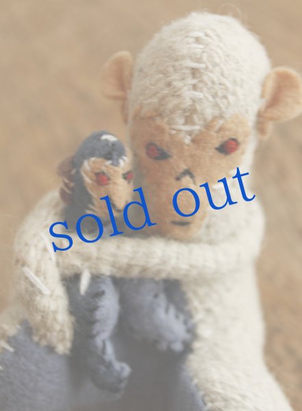 画像4: 手つむぎ・手織りウールのぬいぐるみ・アニマリート (4)