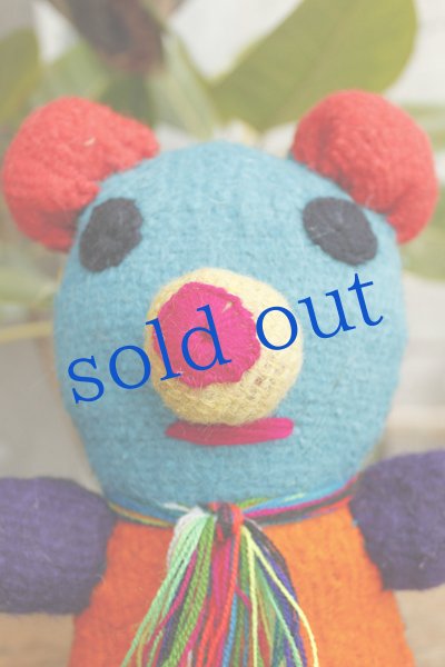 画像3: 手つむぎ・手織りウールのぬいぐるみ・アニマリート (3)