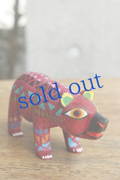 画像5: オアハカ木彫り人形　アレブリヘ　 (5)