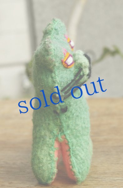 画像3: 手つむぎ・手織りウールのぬいぐるみ・アニマリート (3)