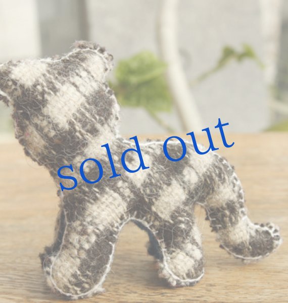 画像4: 手つむぎ・手織りウールのぬいぐるみ・アニマリート (4)