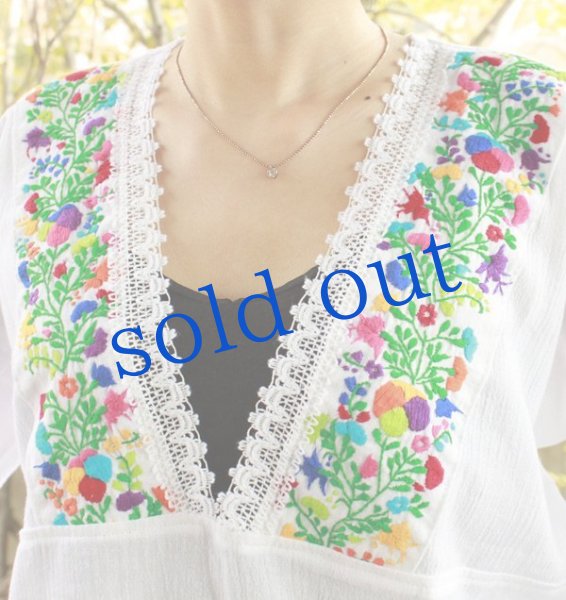 画像4: ガーゼ刺繍ブラウス・サンアントニーノ (4)