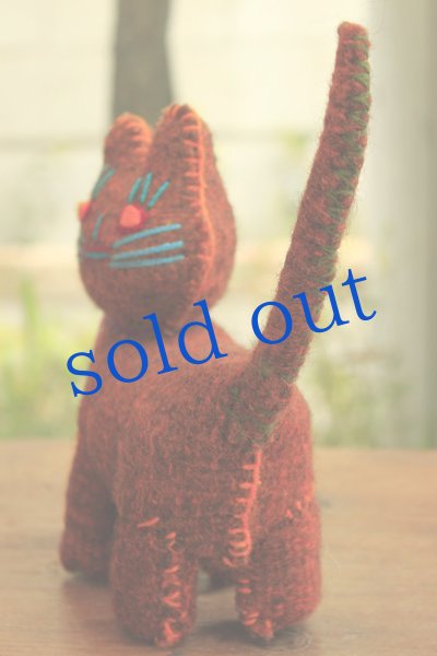 画像3: 手つむぎ・手織りウールのぬいぐるみ・アニマリート (3)