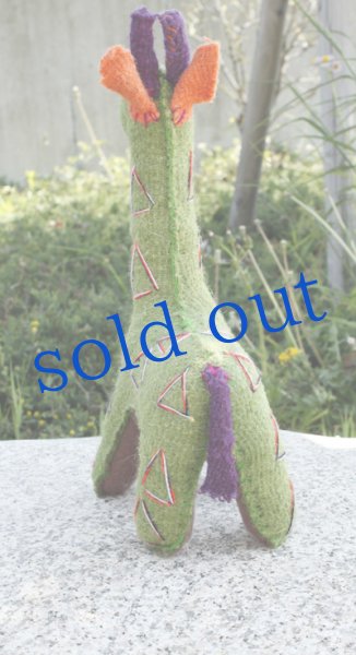 画像4: 手つむぎ・手織りウールのぬいぐるみ・アニマリート (4)