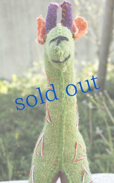 画像3: 手つむぎ・手織りウールのぬいぐるみ・アニマリート (3)