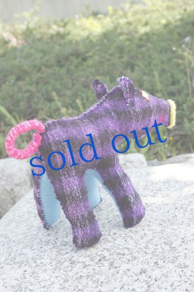画像3: 手つむぎ・手織りウールのぬいぐるみ・アニマリート (3)