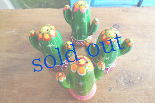 画像4: メキシコ陶器のサボテン (4)