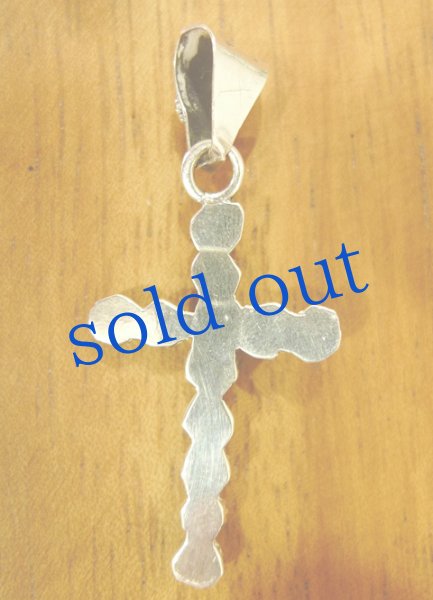 画像2: ターコイズクロスペンダント (2)