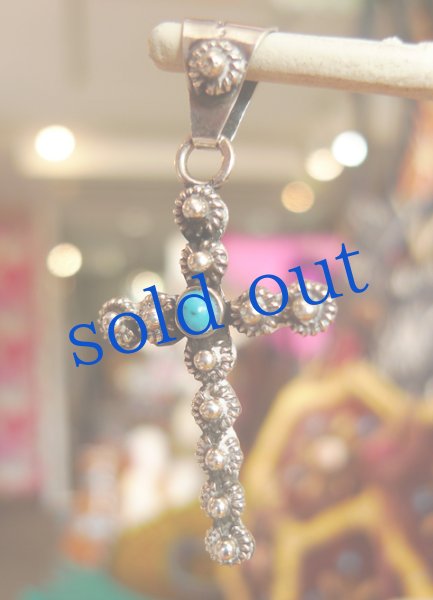 画像5: ターコイズクロスペンダント (5)