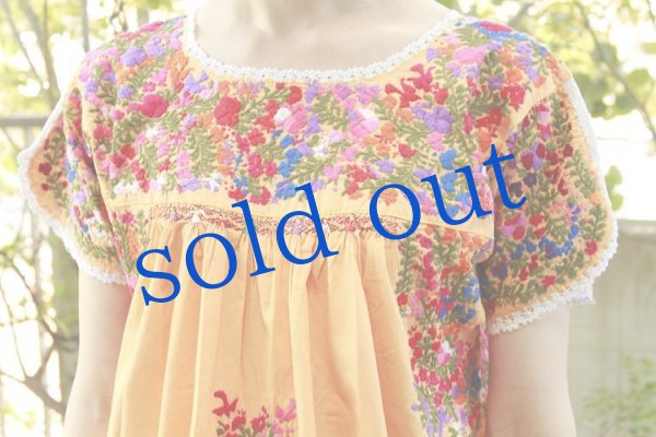 画像4: サンアントニーノ定番刺繍ドレスワンピース (4)