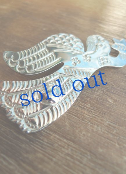 画像3: アルパカシルバー天使のペンダントトップ (3)