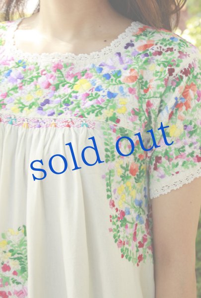 画像4: サンアントニーノ定番刺繍ドレスワンピース (4)