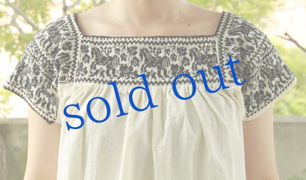 画像5: プエブラ州の刺繍ブラウス (5)