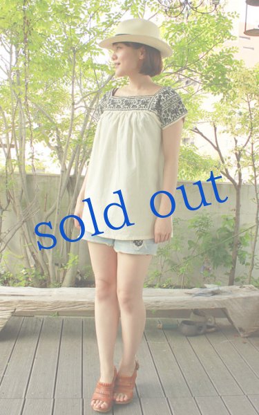 画像3: プエブラ州の刺繍ブラウス (3)