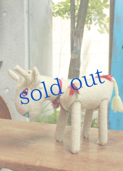 画像4: 手つむぎ・手織りウールのぬいぐるみ・アニマリート (4)