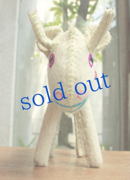画像3: 手つむぎ・手織りウールのぬいぐるみ・アニマリート (3)