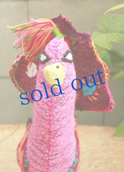 画像2: 手つむぎ・手織りウールのぬいぐるみ・アニマリート (2)