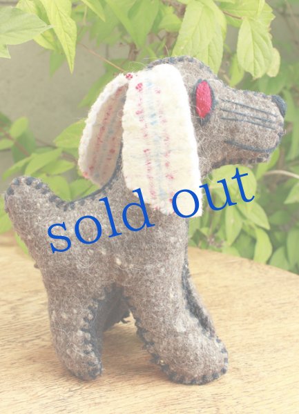 画像3: 手つむぎ・手織りウールのぬいぐるみ・アニマリート (3)