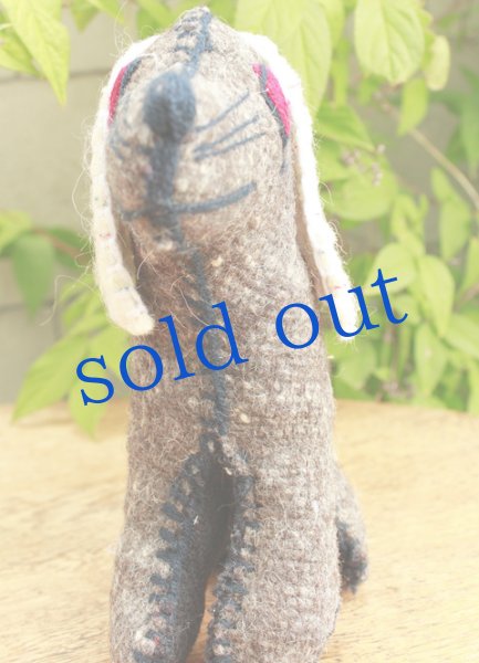 画像4: 手つむぎ・手織りウールのぬいぐるみ・アニマリート (4)