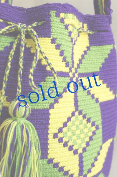 画像3: コロンビアの先住民WAYUU族の手編みバッグ (3)