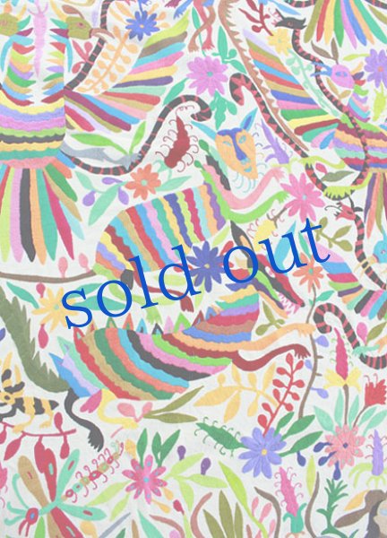 画像2: オトミの刺繍ベットカバー・テーブルクロス (2)