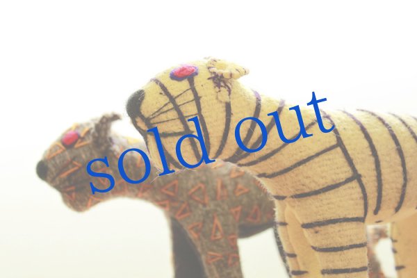 画像5: 手つむぎ手織りウールのぬいぐるみアニマリート (5)