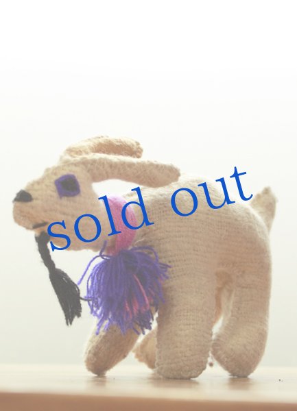 画像4: 手つむぎ・手織りウールのぬいぐるみ・アニマリート (4)