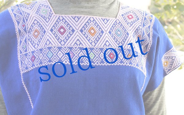 画像4: 手織り生地のウィピルトップス (4)