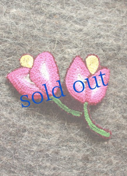 画像2: イスモ刺繍originalコサージュ (2)