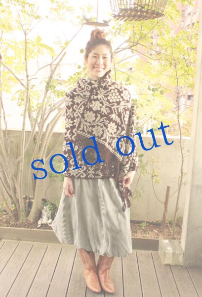 画像3: プエブラ州の刺繍ショール (3)