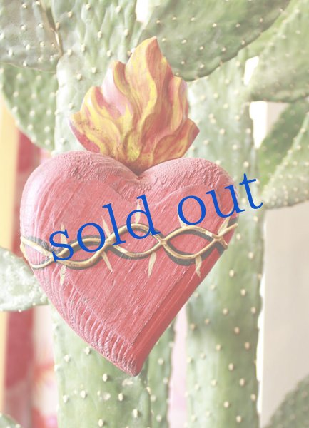 画像2: 木製ハートの壁掛け (2)