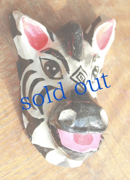 画像2: グアナファト州張り子の小さなお面飾り (2)