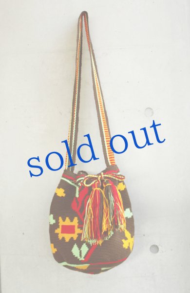 画像2: コロンビアの先住民WAYUU族の手編みバッグ (2)