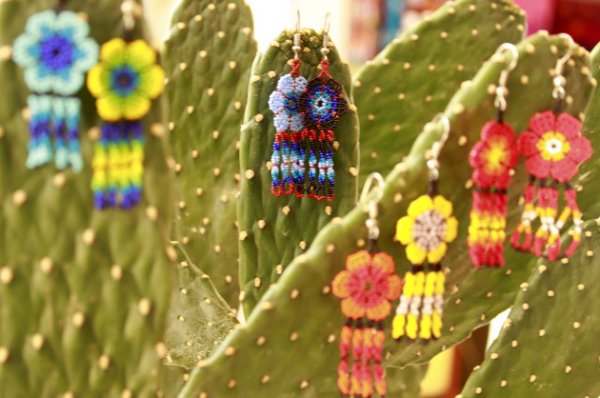 画像3: マイクロビーズのメキシカンピアス (3)