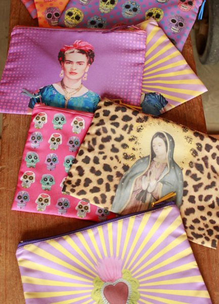 画像3: メキシカンアートポーチ (3)