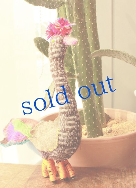 画像2: 手つむぎ・手織りウールのぬいぐるみ・アニマリート (2)